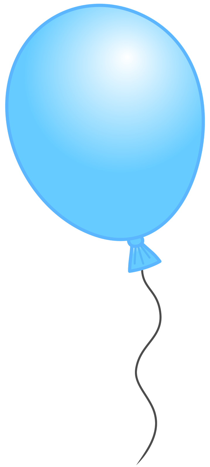 Blue Single Balloon Free Transparent Image HQ PNG Image