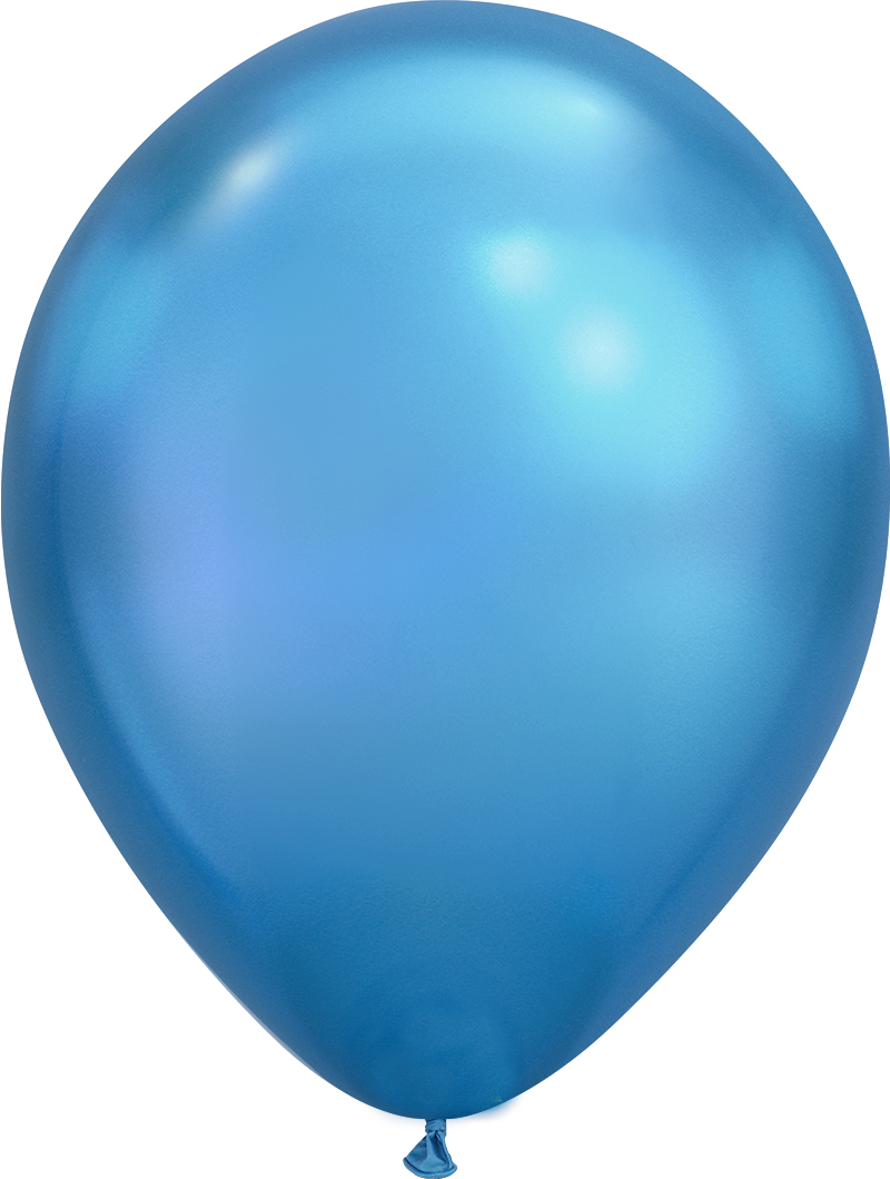 Chrome Blue Balloon Free Download PNG HQ PNG Image