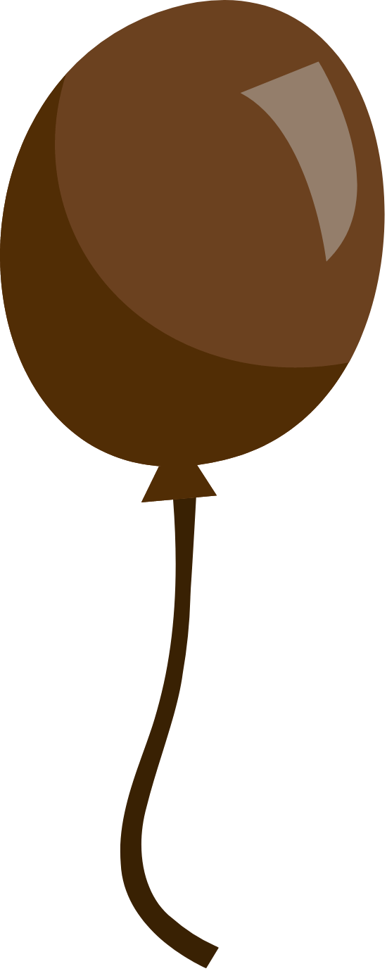 Brown Balloon Chocolate Free Clipart HQ PNG Image