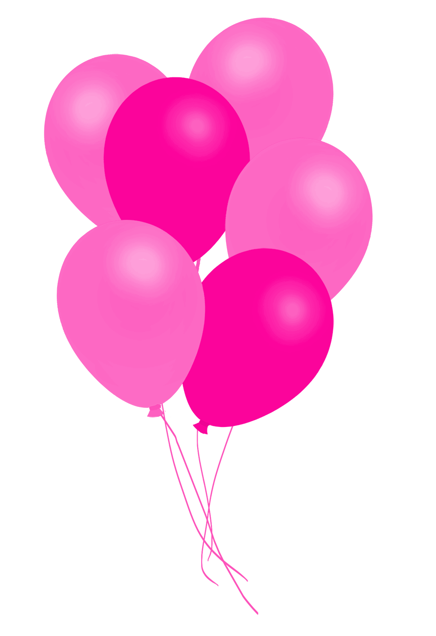 Pink Of Balloons Bunch Free Download PNG HD PNG Image