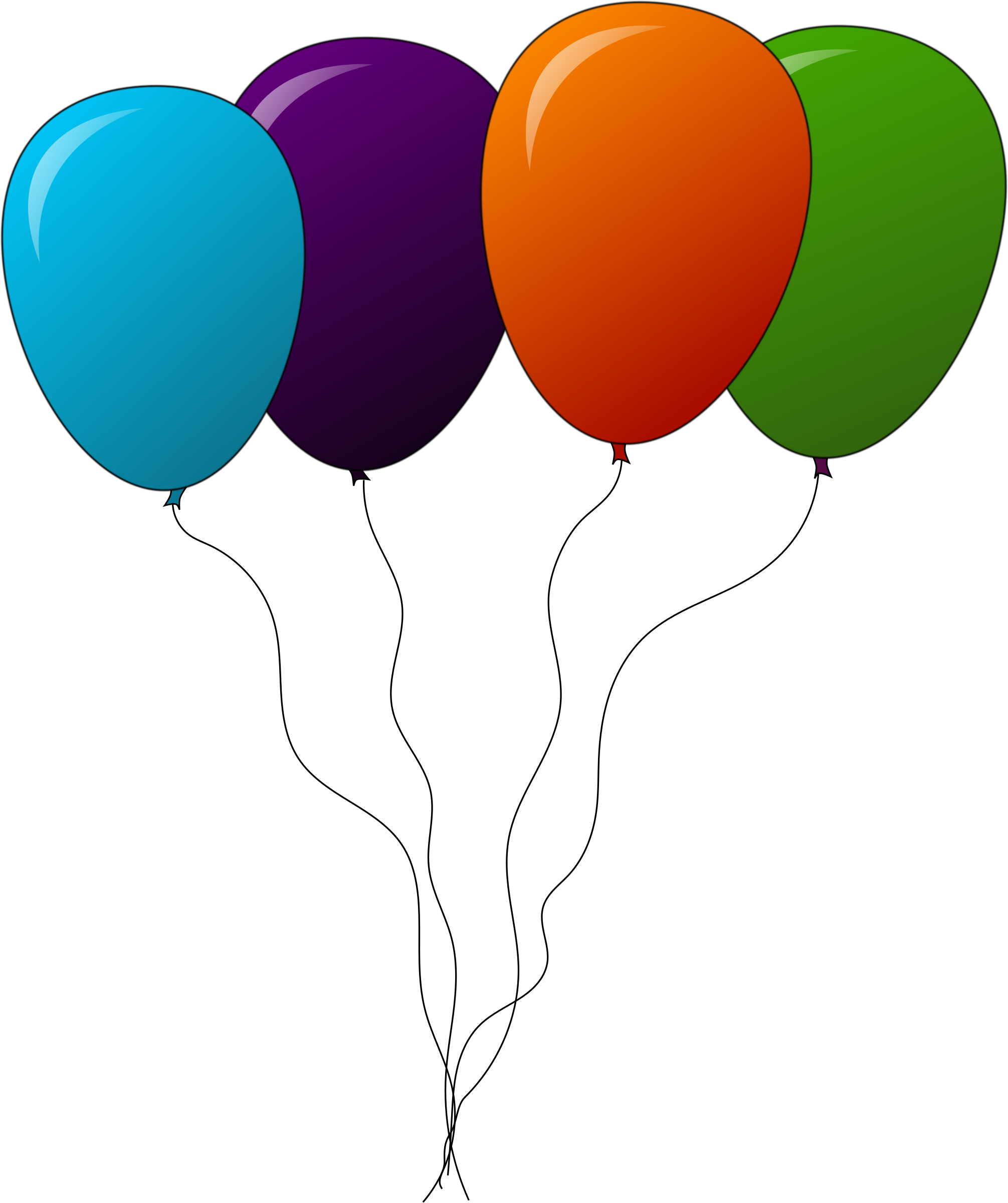 Of Vector Balloons Bunch Free Transparent Image HD PNG Image