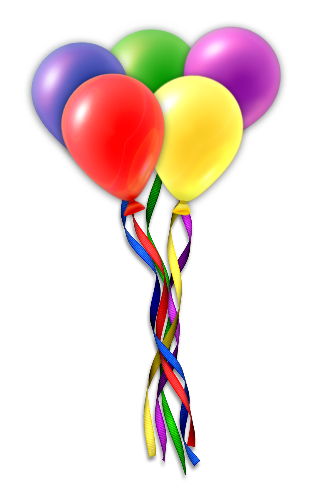 Balloons Transparent Background PNG Image