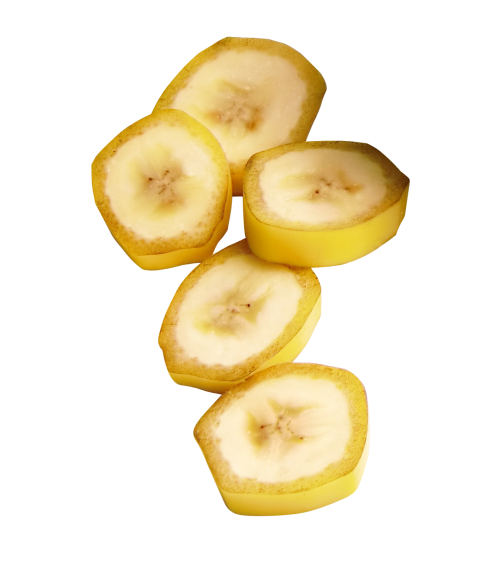 Fresh Slice Banana Free Transparent Image HD PNG Image