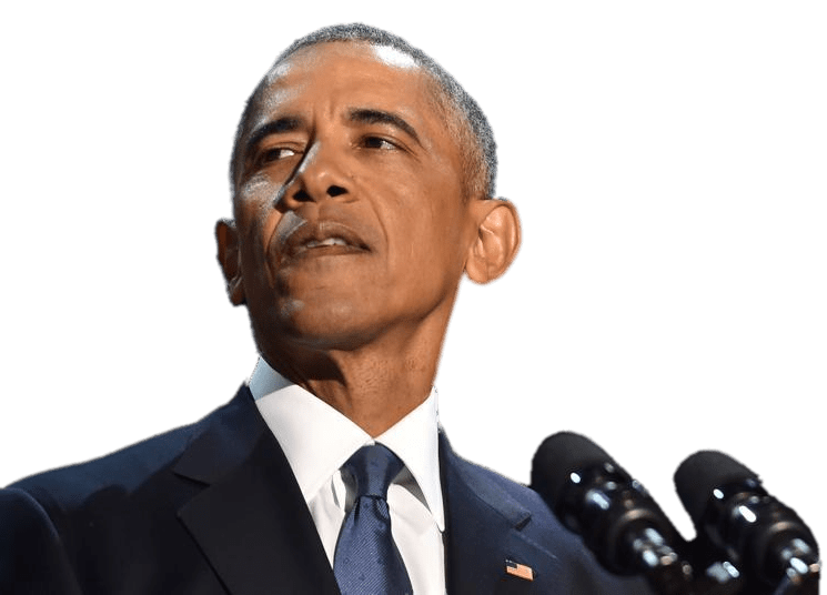 Barack Mike Face Obama Free Clipart HD PNG Image