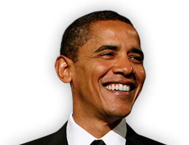 Barack Smiling Face Obama Free Clipart HQ PNG Image