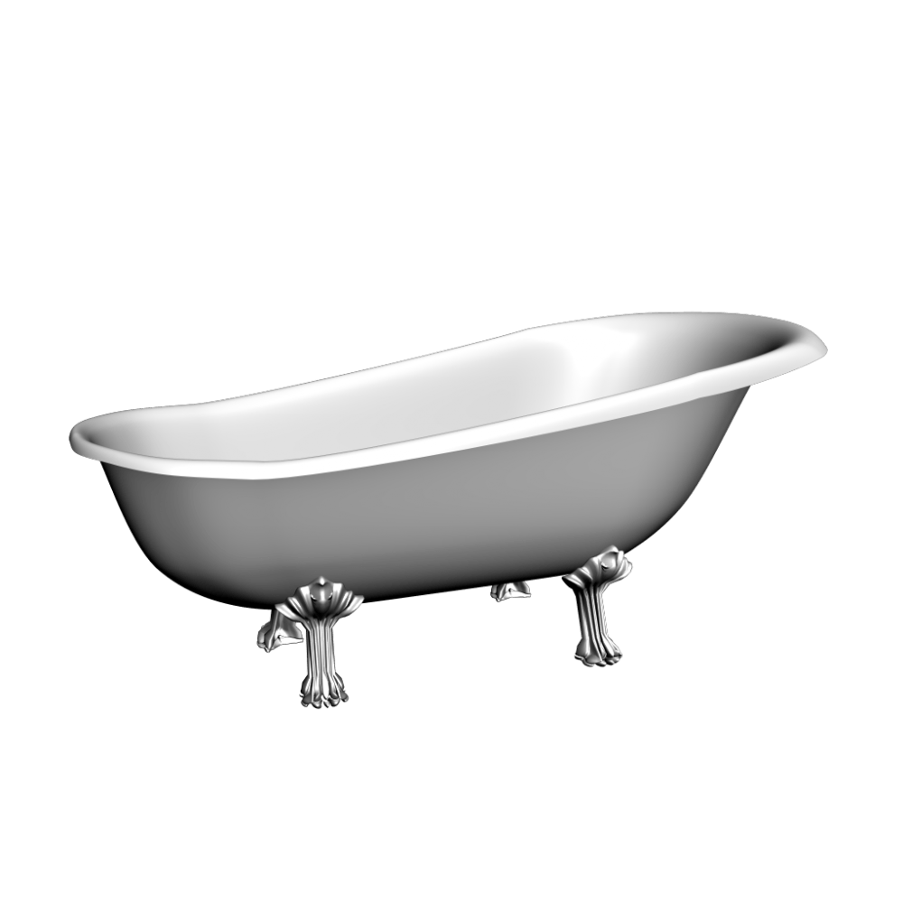 Vector White Bathtub PNG Download Free PNG Image
