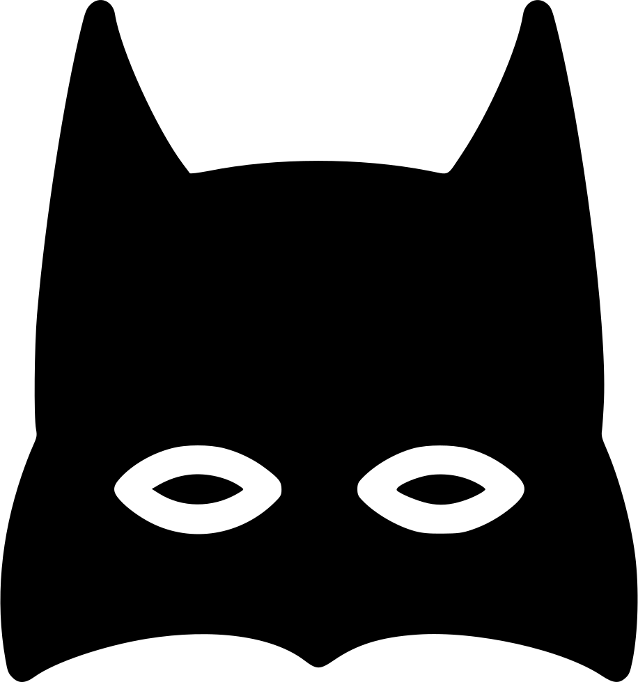 Batman Silhouette Mask HQ Image Free PNG Image