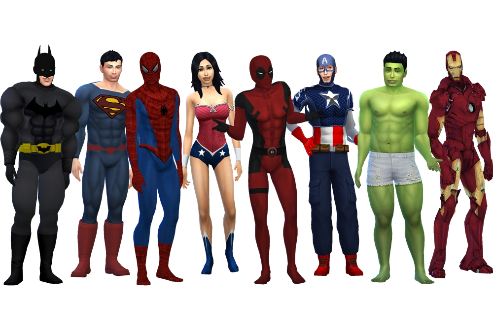 Sims Batman Superhero Fictional Character Free Download Image PNG Image