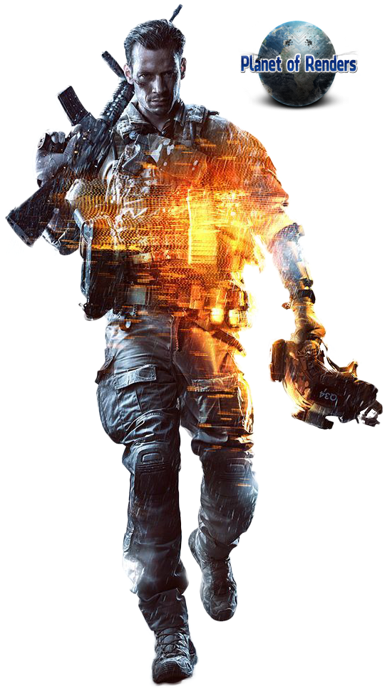 Action Battlefield Hardline Figure Mercenary HQ Image Free PNG PNG Image