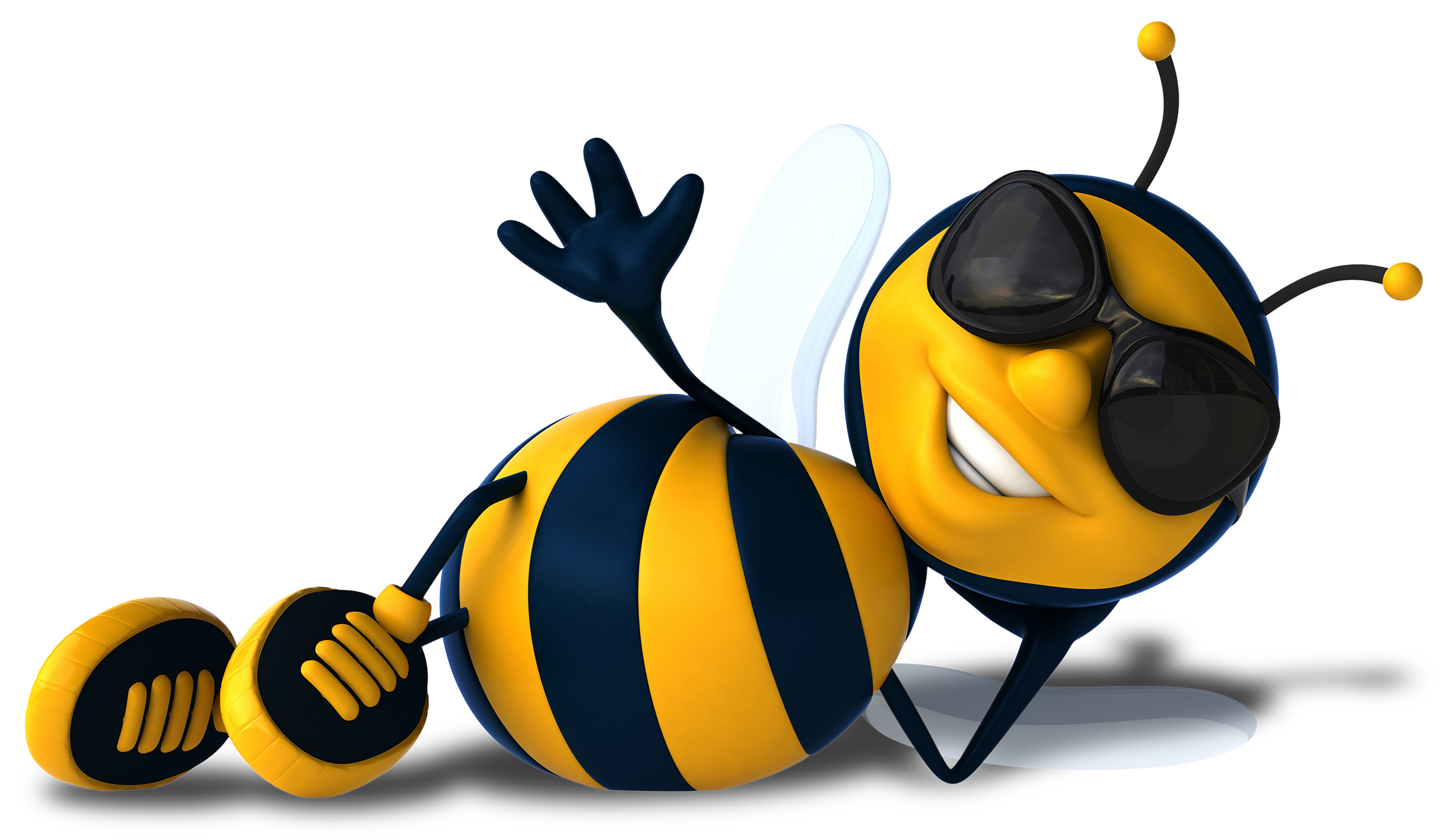 Honey Yellow Bee HQ Image Free PNG Image