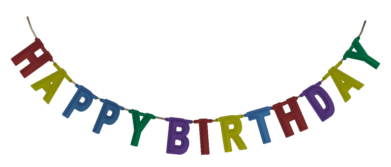 Text Birthday Hanging Free Download PNG HD PNG Image