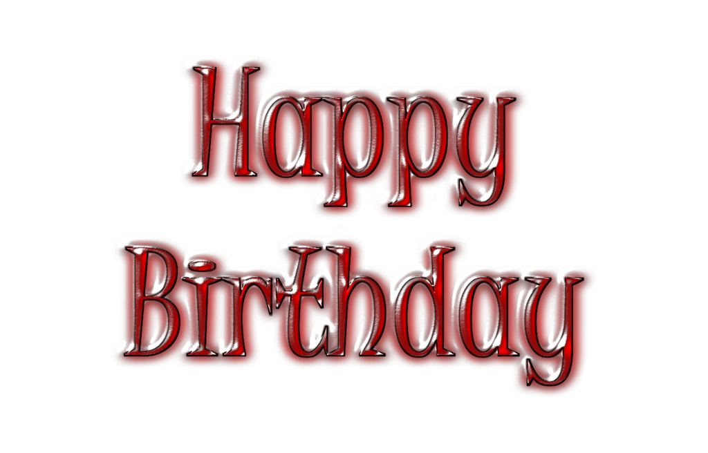 Text Birthday Happy Free Transparent Image HD PNG Image