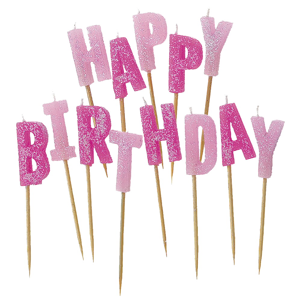 Birthday Candles Picture PNG Image