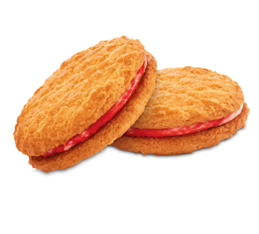 Strawberry Biscuit Cream Free Photo PNG Image