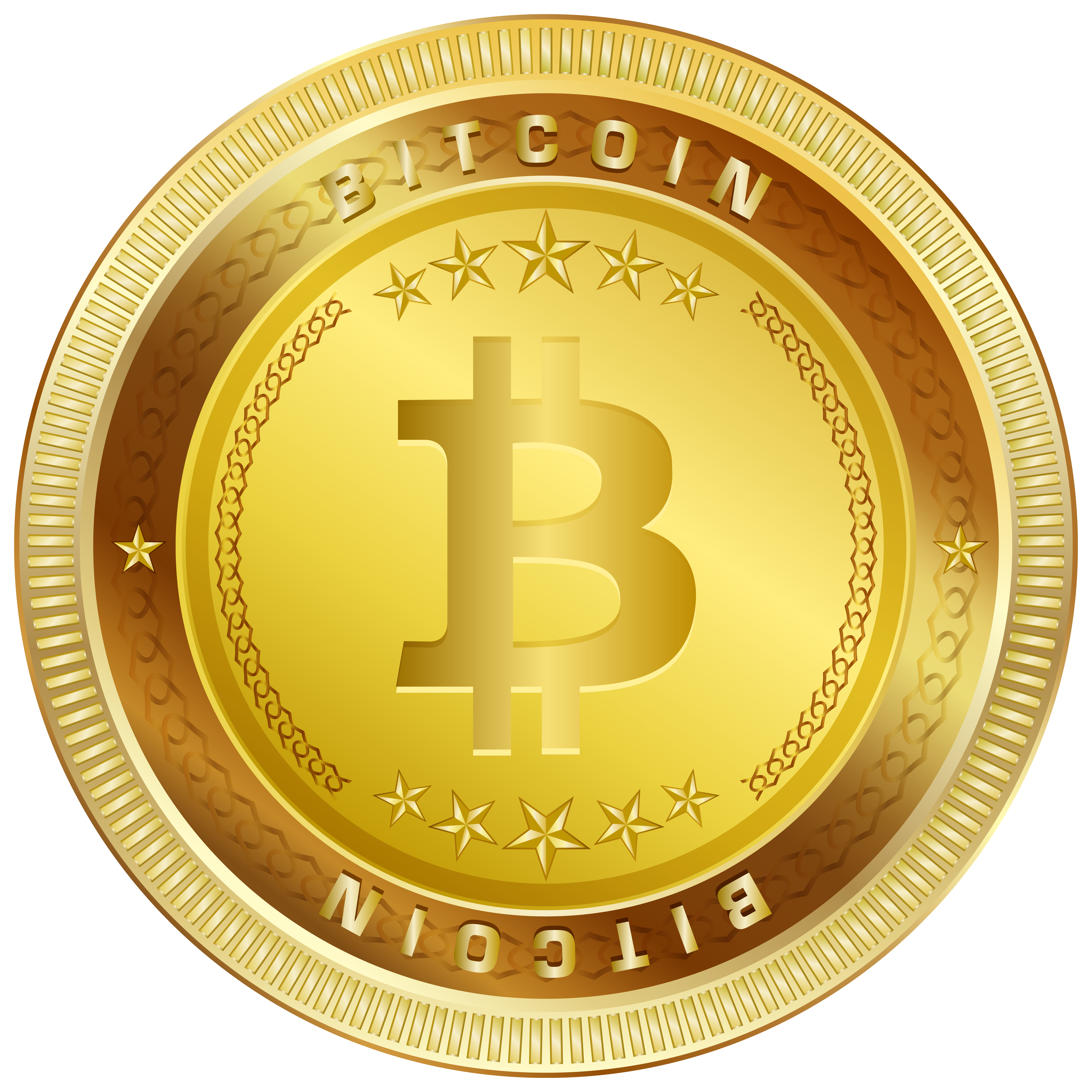 Логотип крипто монеты BTC. Монета Золотая. Криптовалюты без фона. Биткоины на прозрачном фоне.