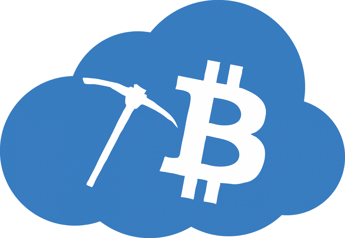 Mining Network Mines Bitcoin Cryptocurrency Cloud PNG Image