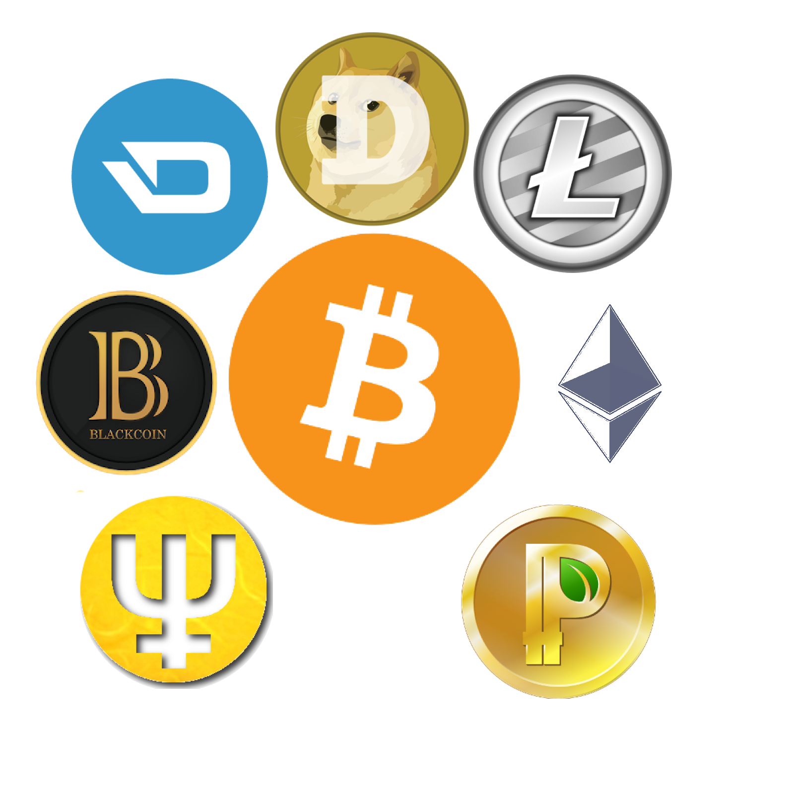 Cryptocurrency Faucet Bitcoin Free Frame PNG Image