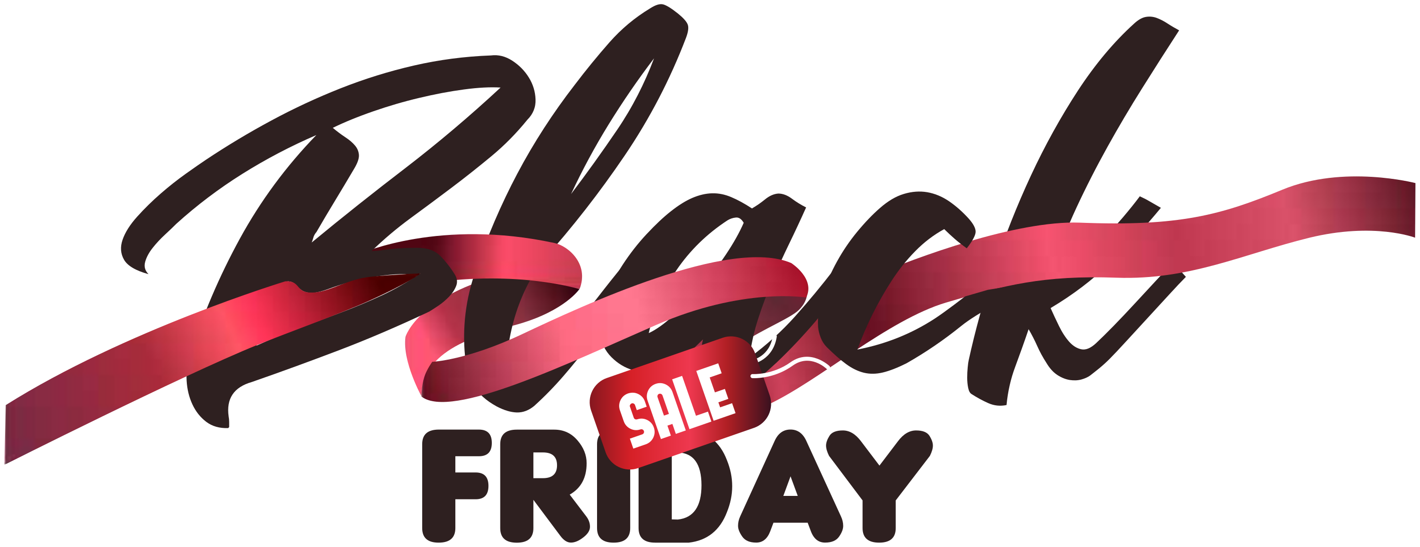 Text Friday Black Free Clipart HQ PNG Image