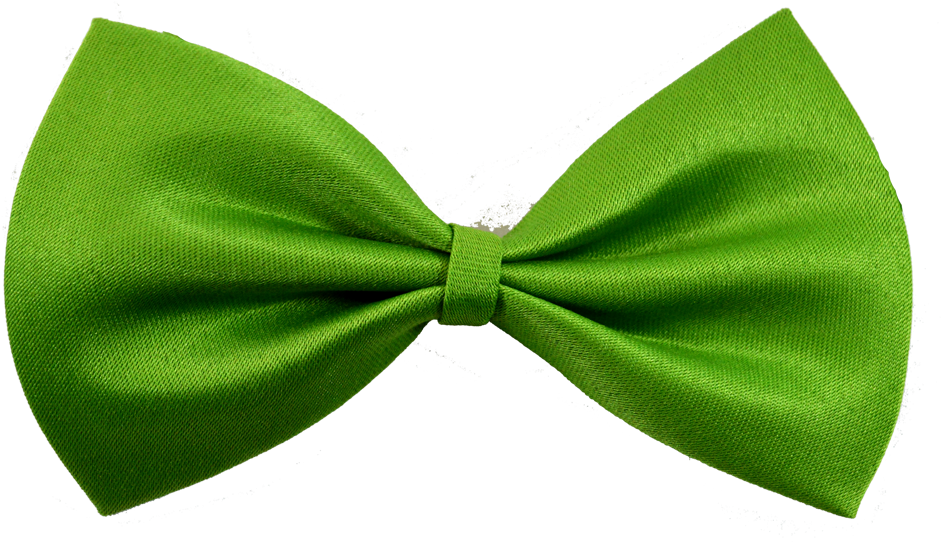 Tie Green Bow Free Clipart HD PNG Image