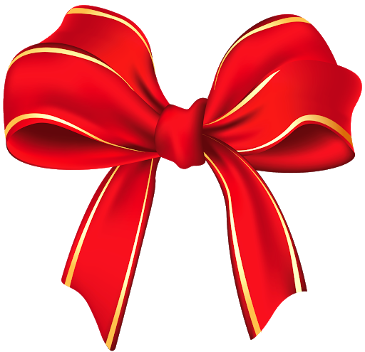Red Ribbon Bow Download HQ PNG Image