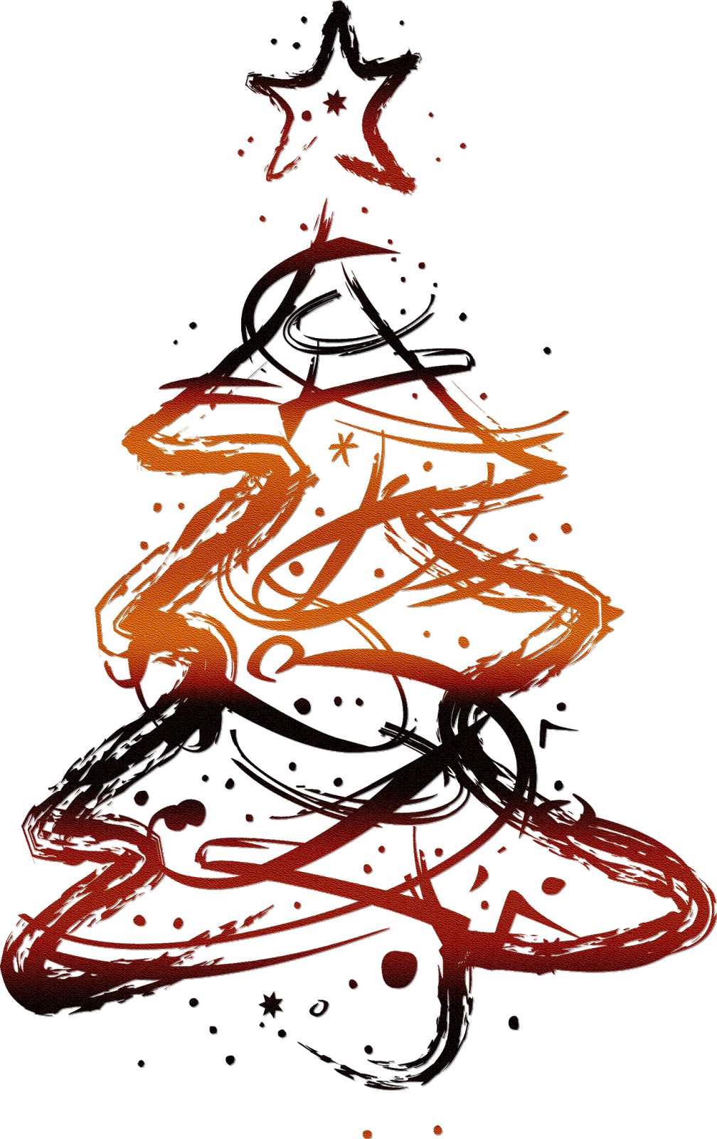 Decoration Calligraphy Tree Christmas Free Transparent Image HQ PNG Image