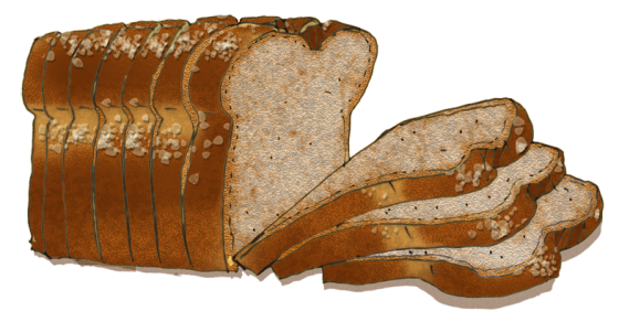 Multi Slices Grain Bread Download Free Image PNG Image