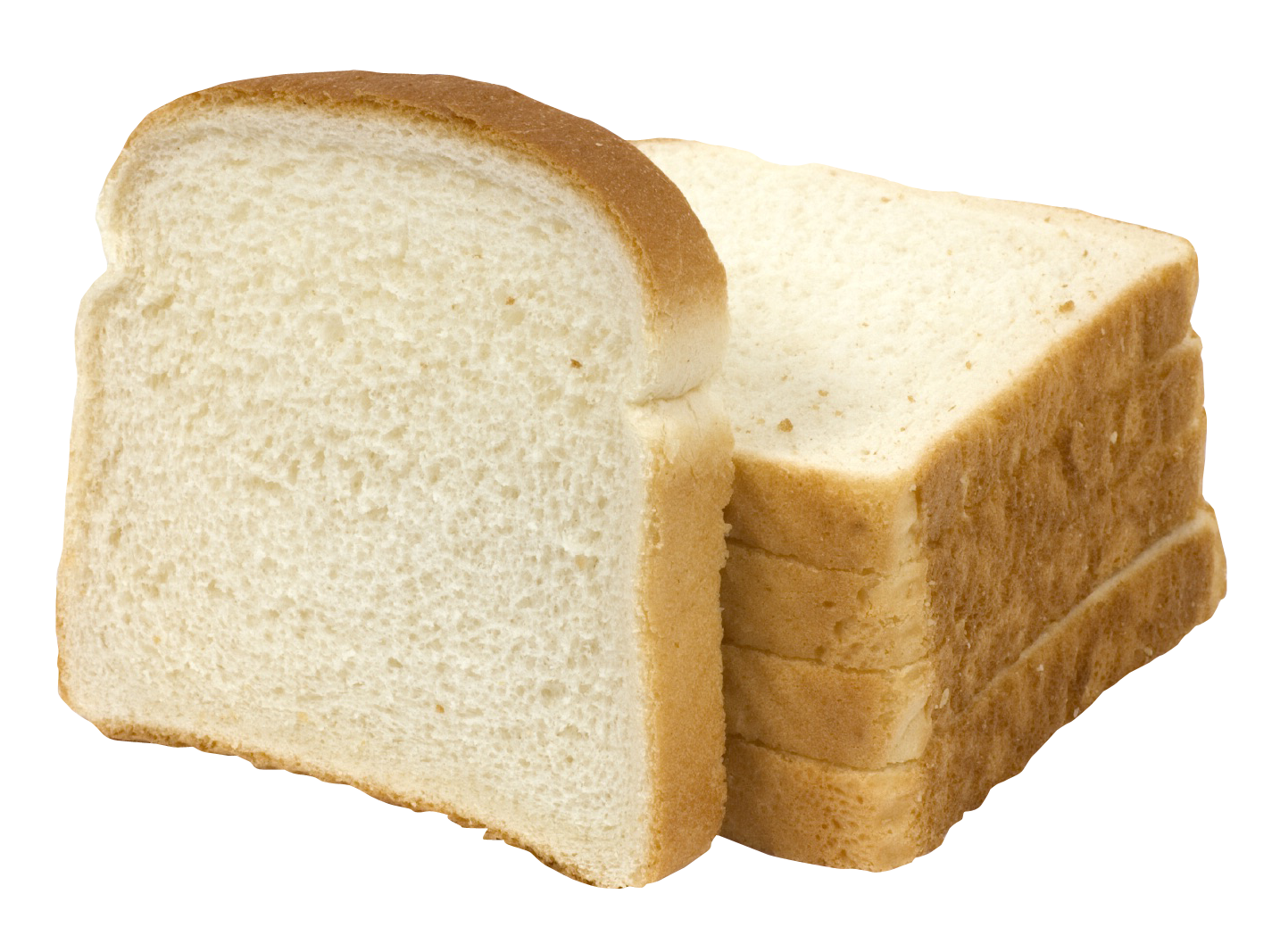 White Slices Bread Download HD PNG Image