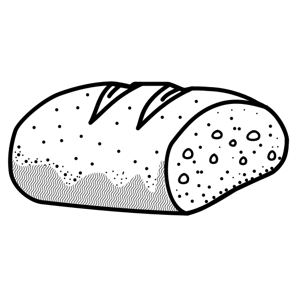 White Vector Bread Free Transparent Image HD PNG Image