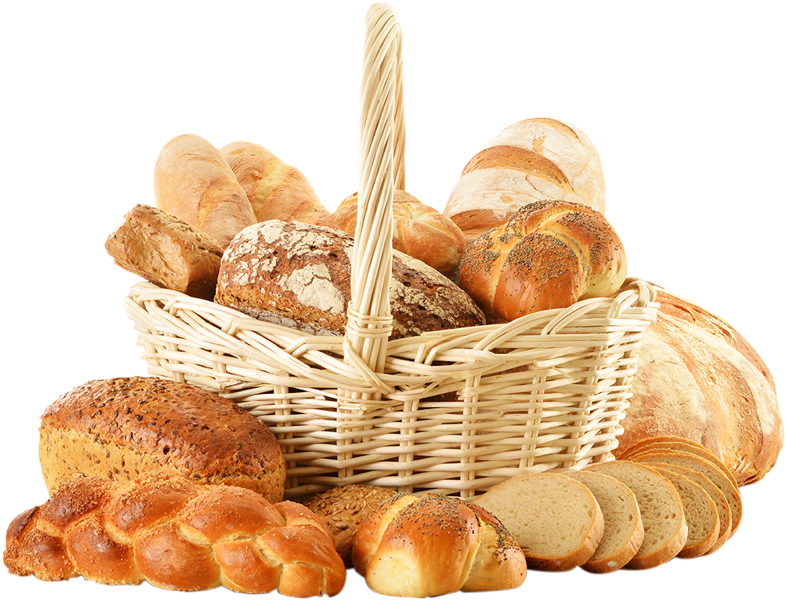 Basket French Bread Free Photo PNG Image