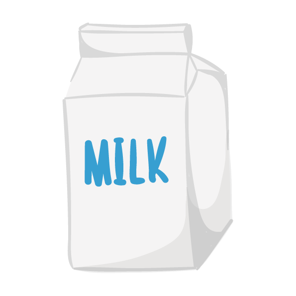 Painted Breakfast Vector Milk Free Download PNG HD PNG Image