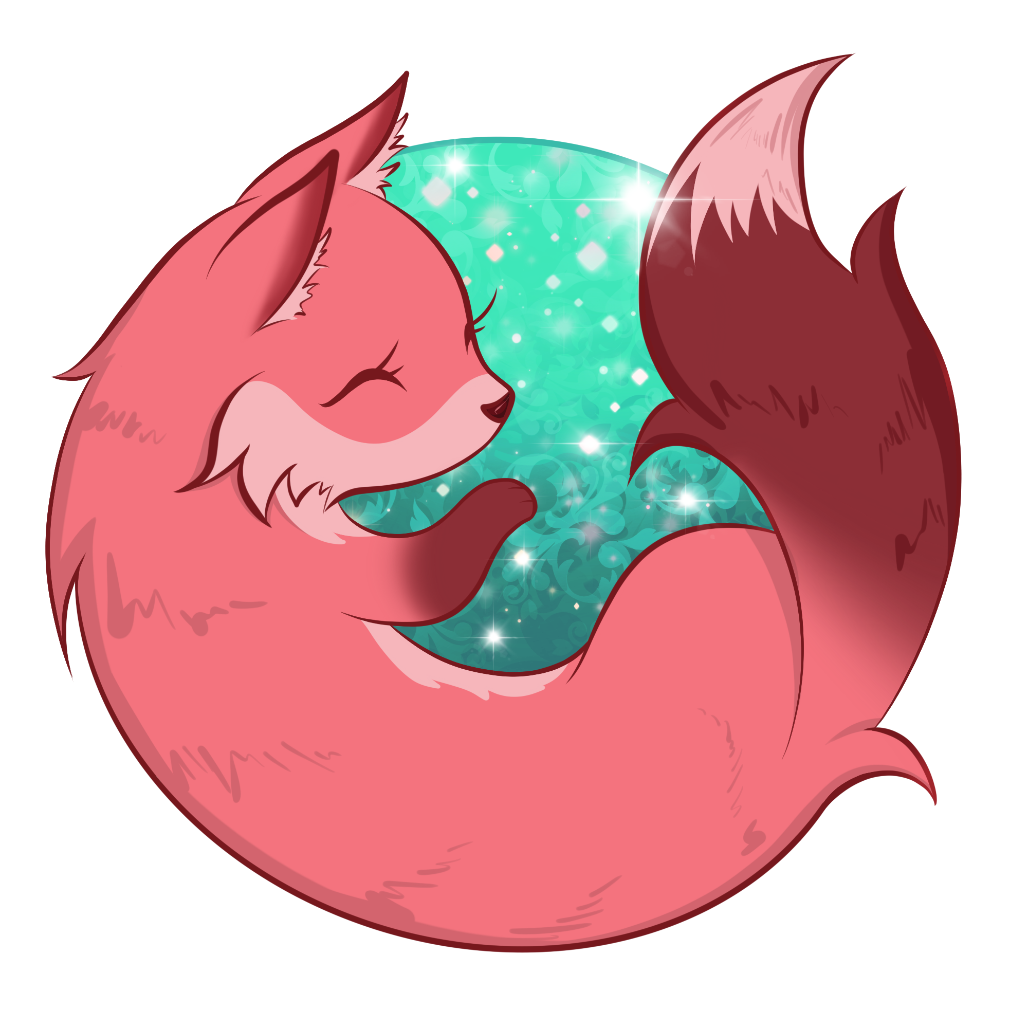 Pink Firefox Cool Free HD Image PNG Image
