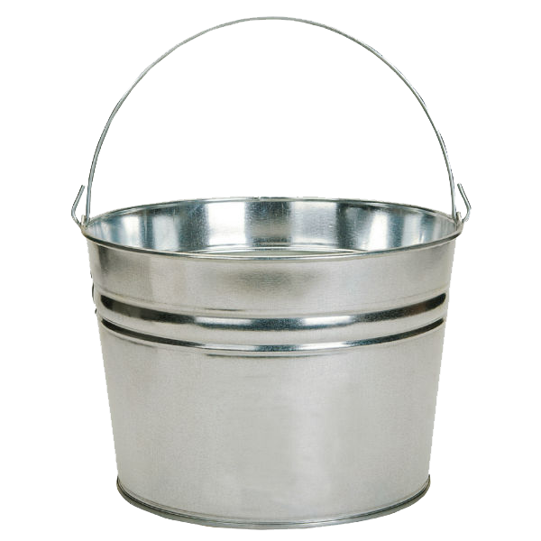 Metal Bucket Transparent Image PNG Image