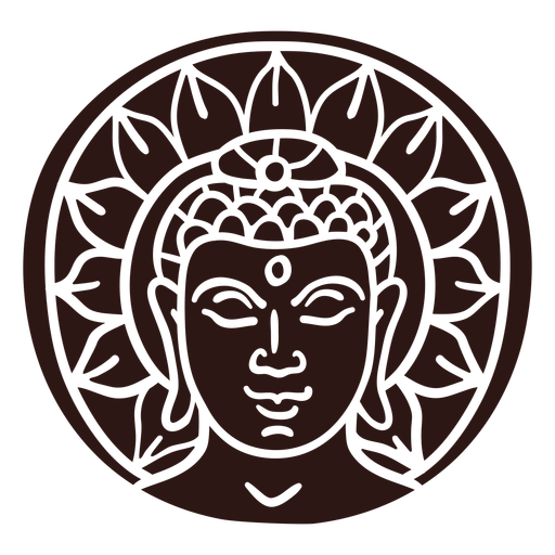 Vector Buddha Face PNG Download Free PNG Image