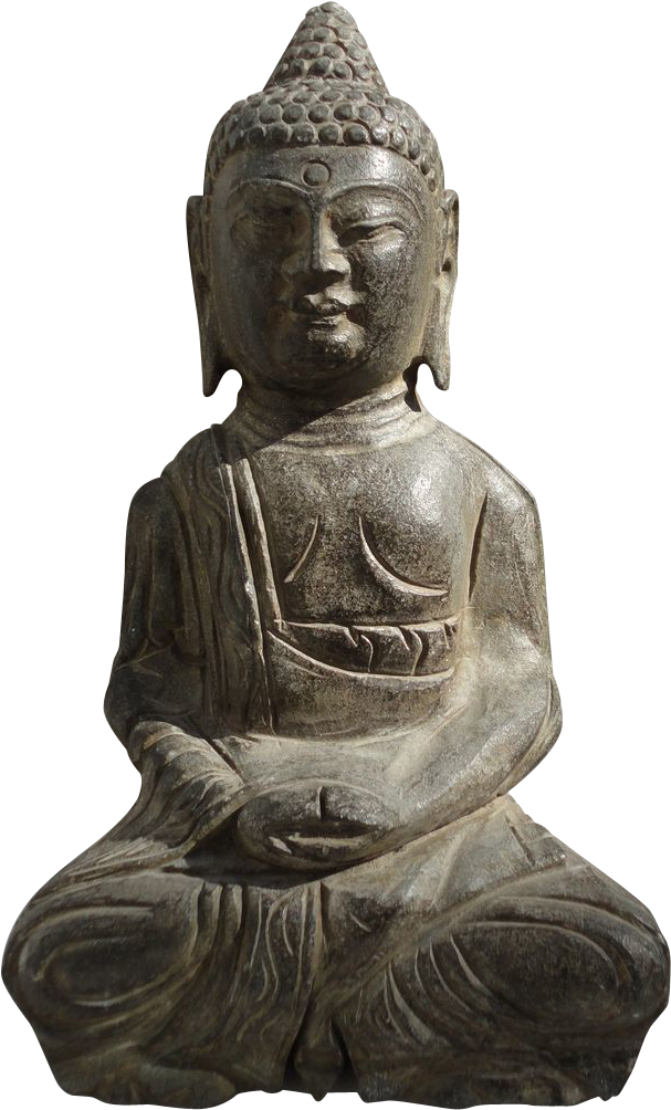 Vintage Buddha Statue Free Clipart HQ PNG Image