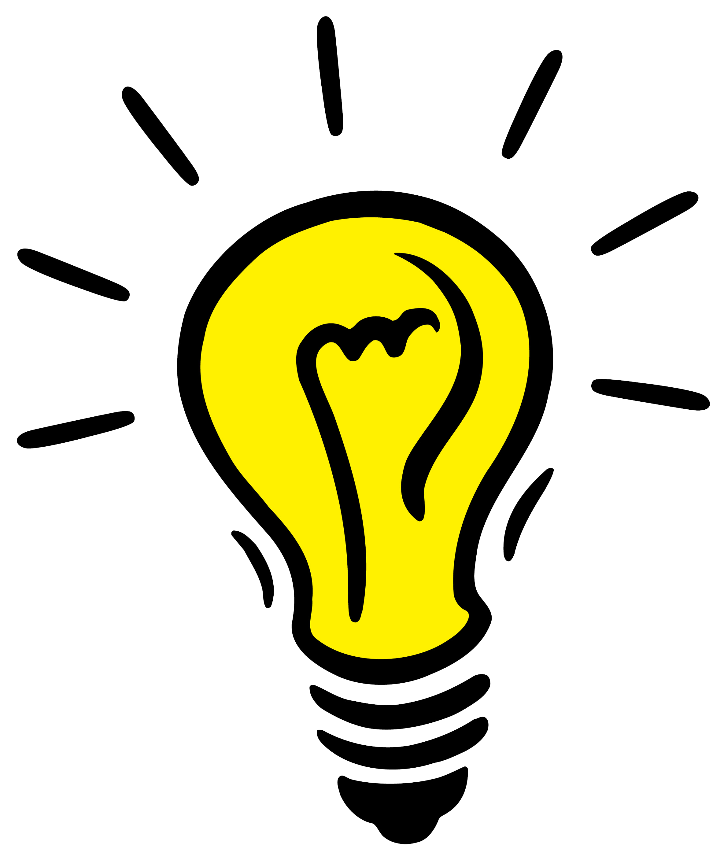 Idea Bulb Transparent PNG Image