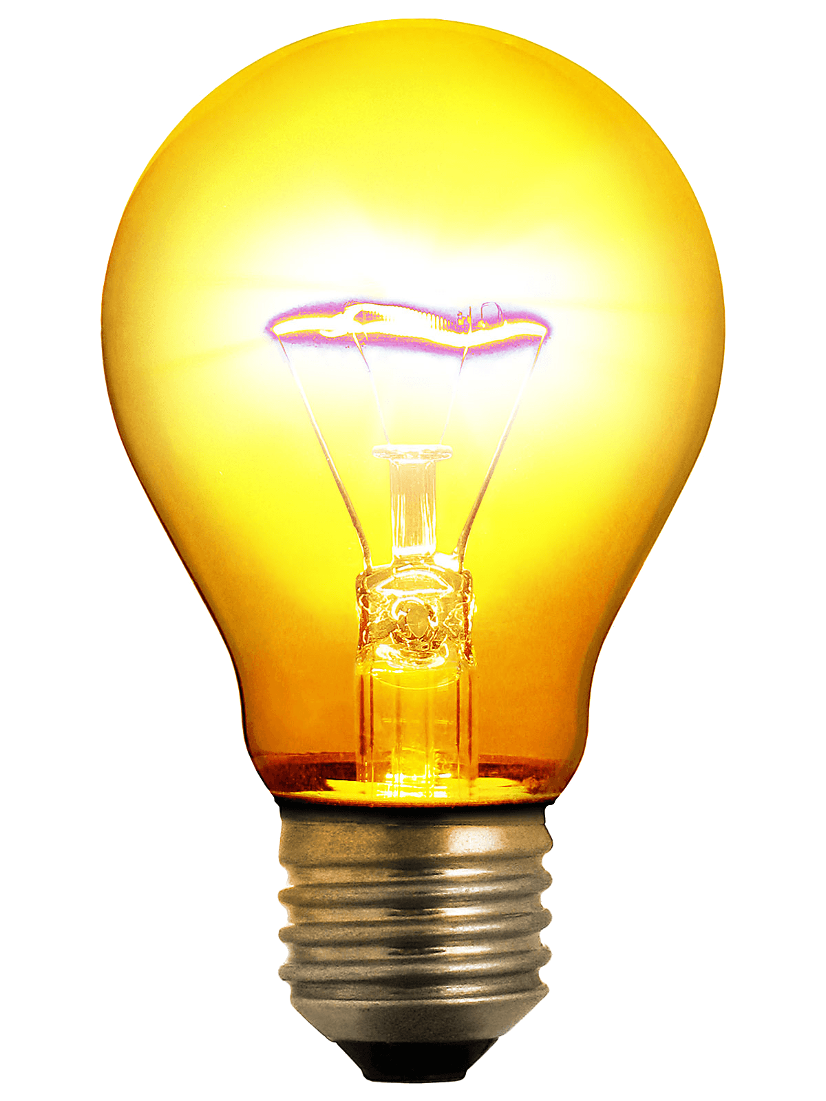 Yellow Light Bulb Png Image PNG Image