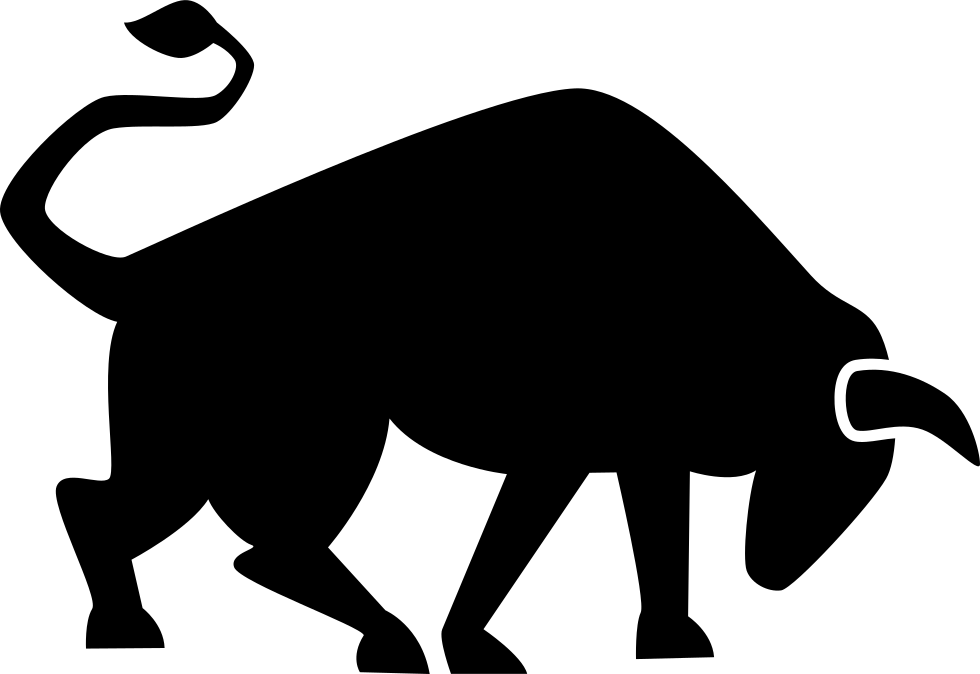 Vector Black Bull HQ Image Free PNG Image