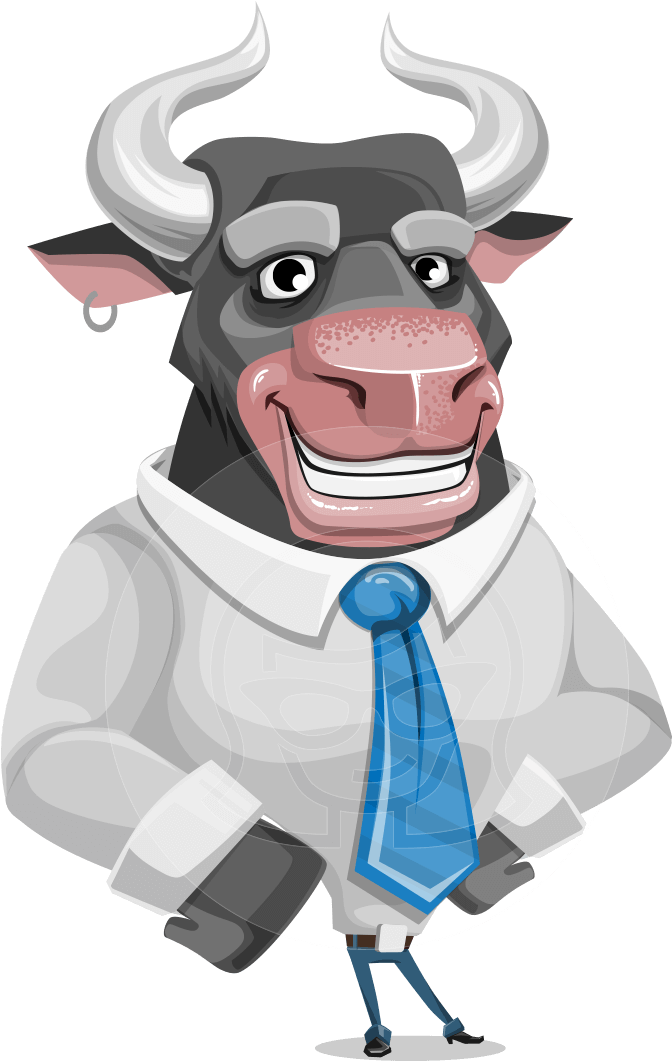 Vector Bull Face Free Clipart HD PNG Image