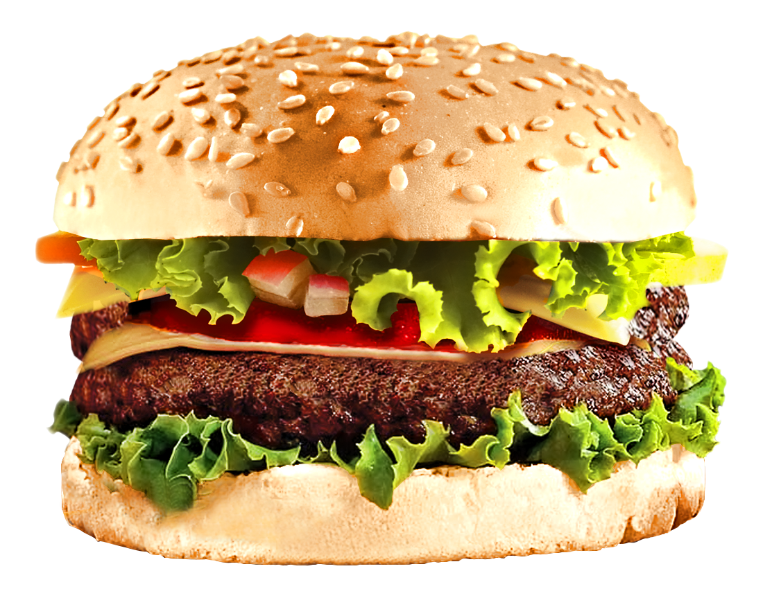 Burger Cheese Classic Free Clipart HQ PNG Image