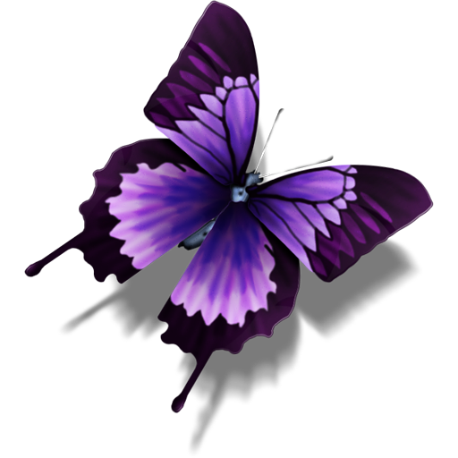 Purple Butterfly Image PNG Image