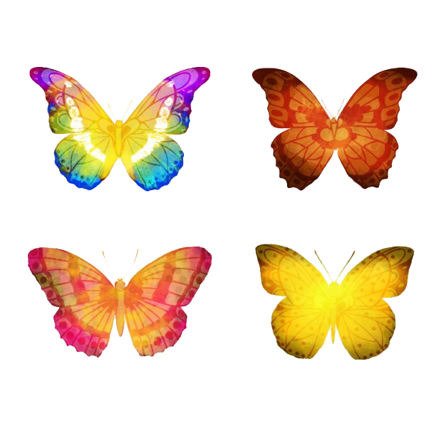 Butterflies Vector Hd Transparent PNG Image