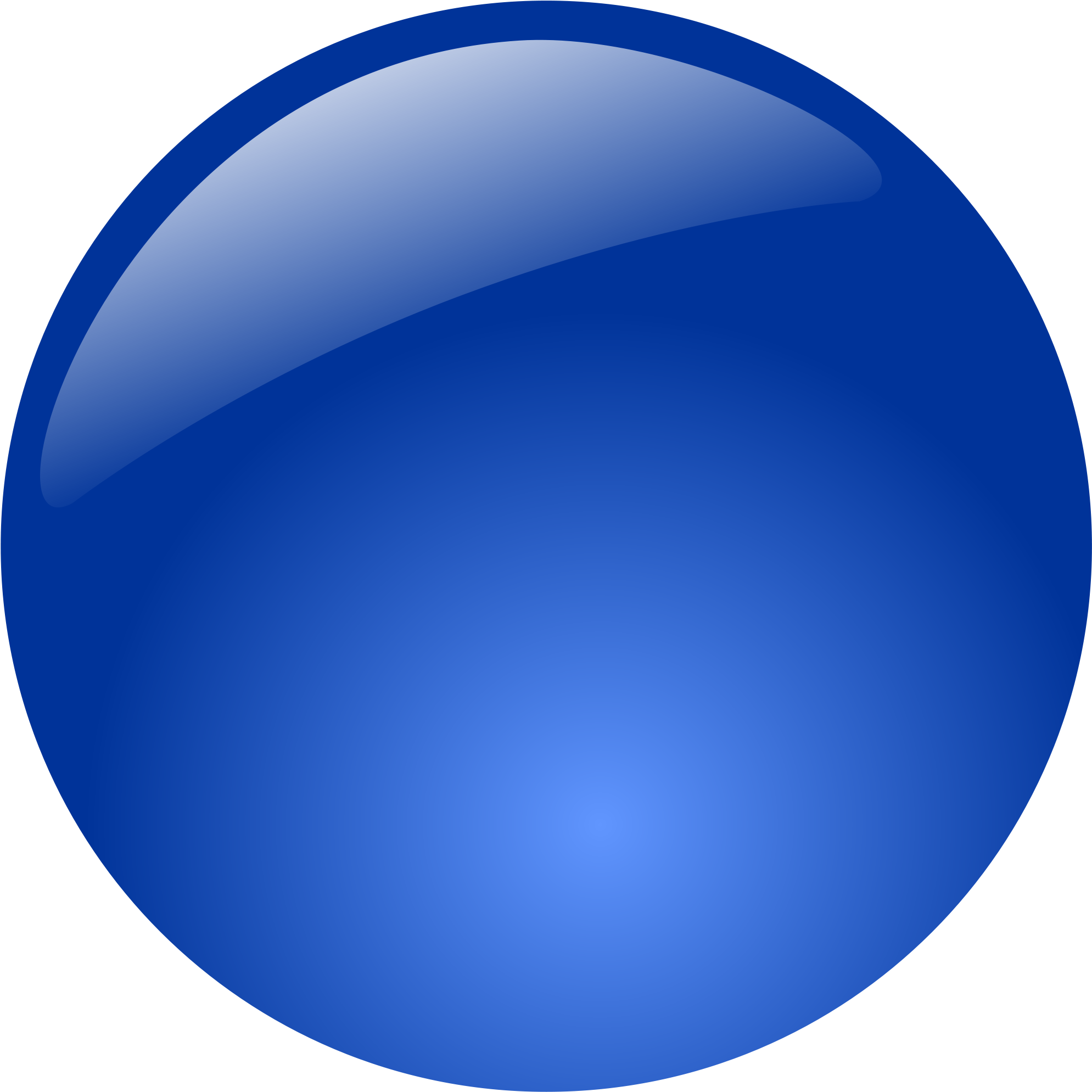 Blue Button Free Clipart HQ PNG Image