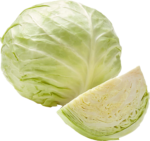 Fresh Cabbage Half Free HQ Image PNG Image