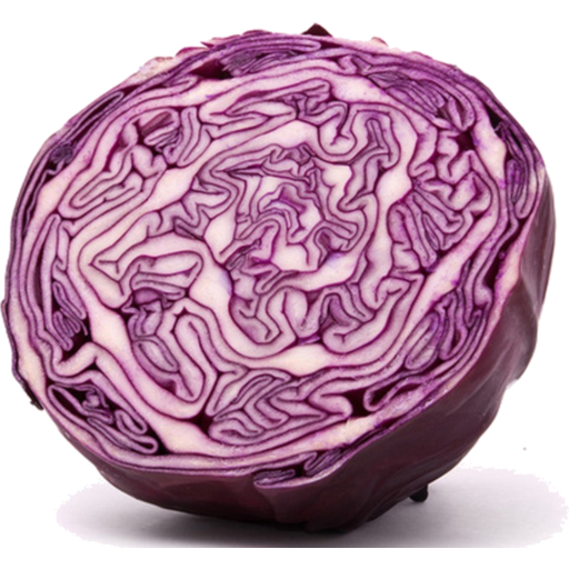 Purple Cabbage Half PNG Image High Quality PNG Image