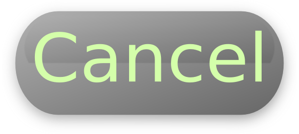 Cancel Button Transparent Image PNG Image