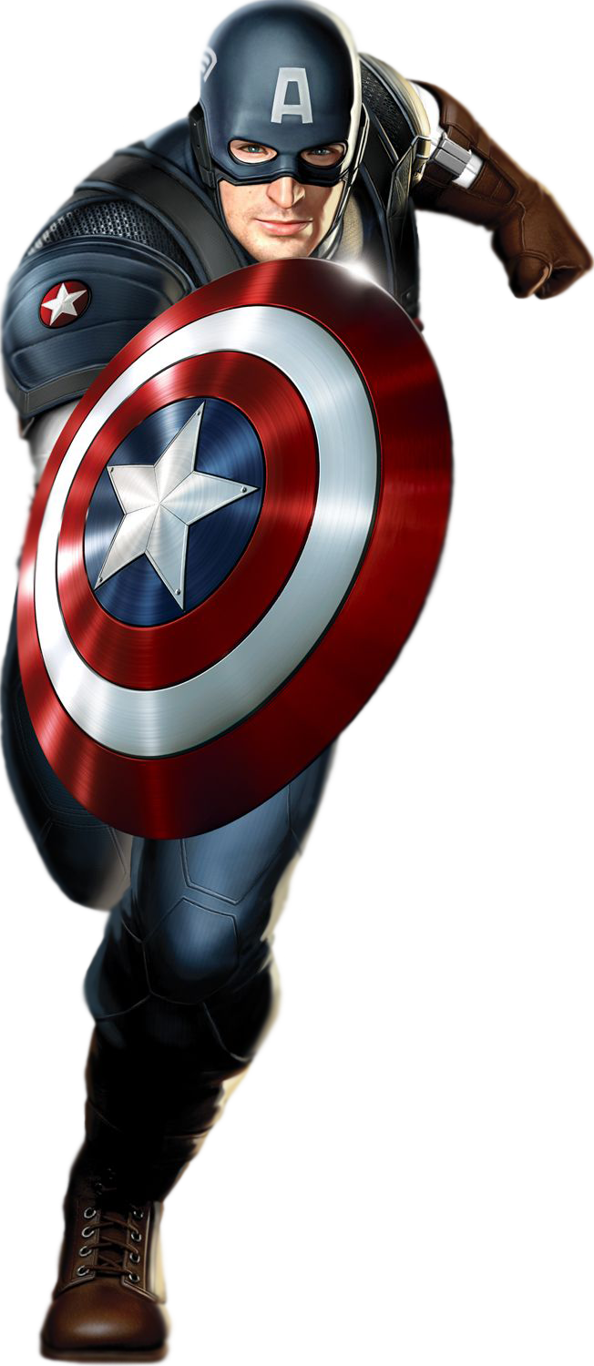 Captain America Transparent PNG Image