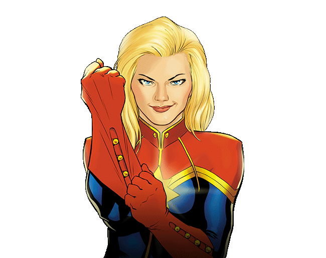 Captain Marvel File PNG Image