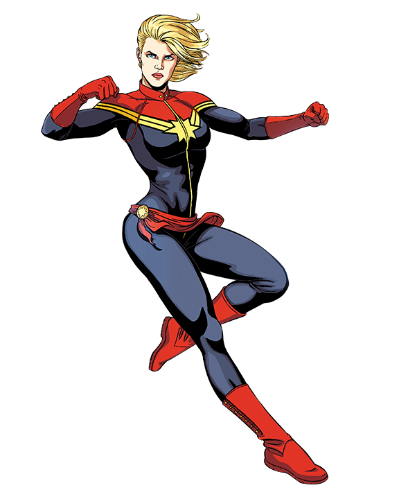 Captain Marvel PNG Image