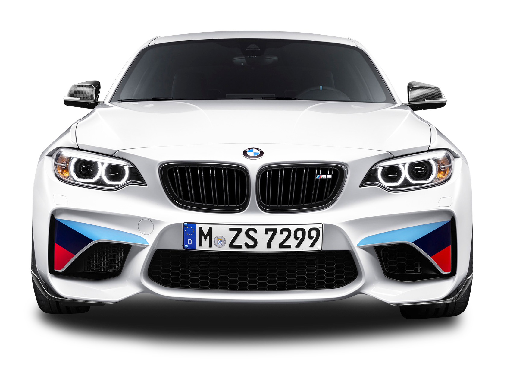 Car Mercedes-Benz Coupe Bmw M2 Front White PNG Image