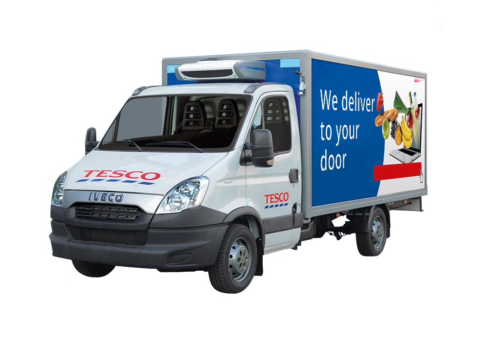 Food Tesco Delivery Motor Vehicle Transport PNG Image